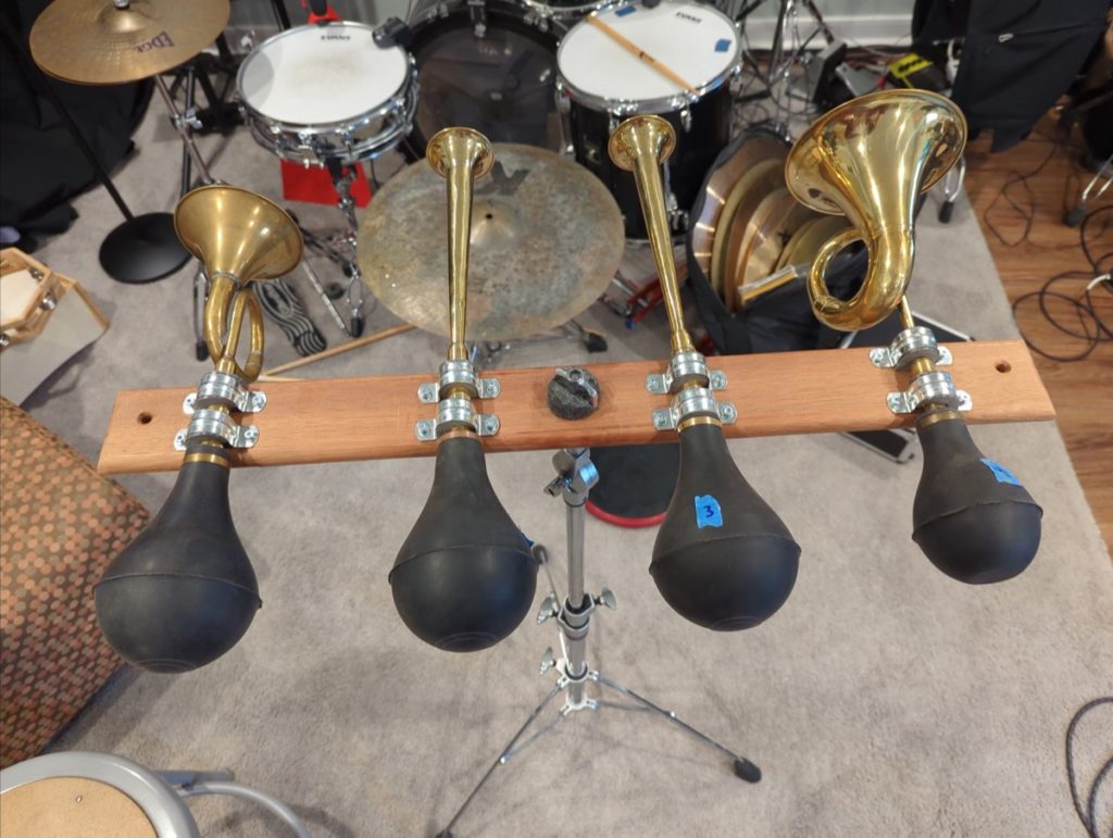 A set of Gershwin Taxi Horns