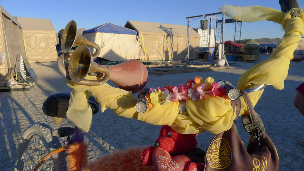 Squeeze Horns on the Playa